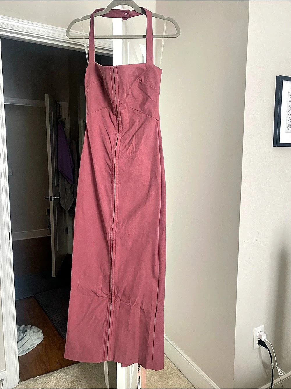 House of CB Maya Maxi Dress in Pink Size XS NWT